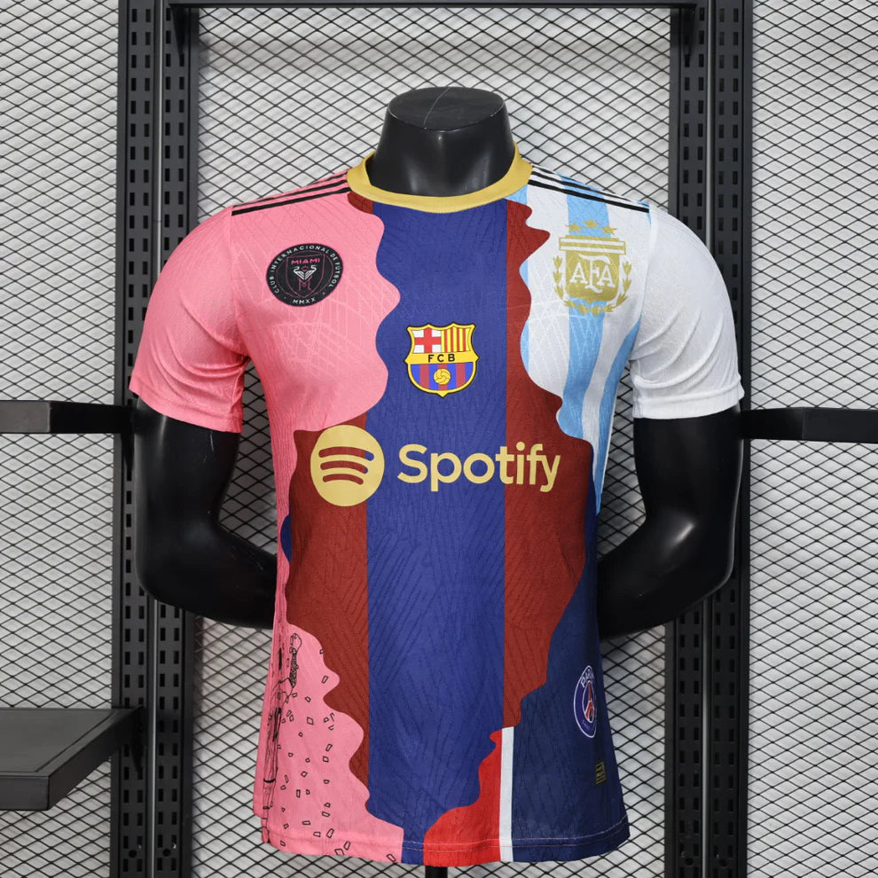 2025-26 Barcelona 10 Messi Commemorative Edition Player Size S-2XL