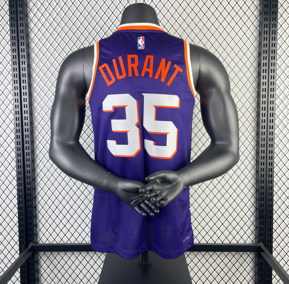 NBA 2024-25 Suns Away Purple No. 35 DURANT