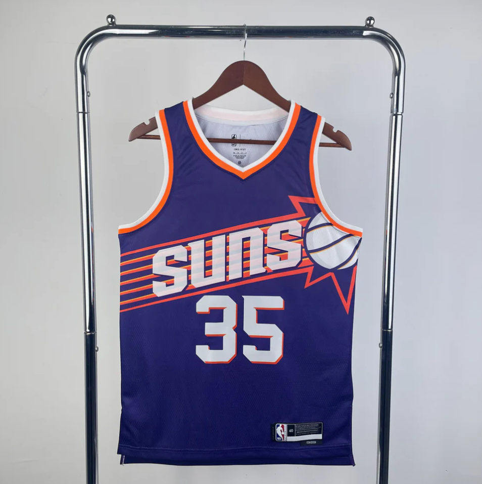 NBA 2024-25 Suns Away Purple No. 35 DURANT
