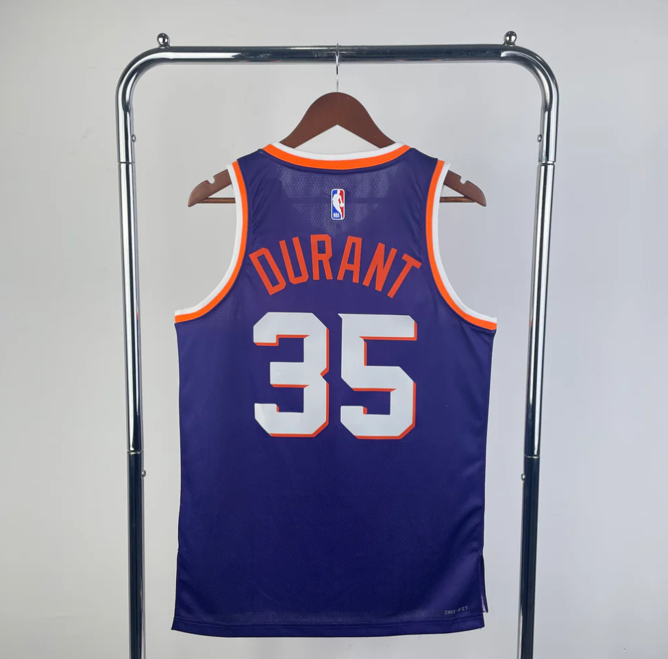 NBA 2024-25 Suns Away Purple No. 35 DURANT