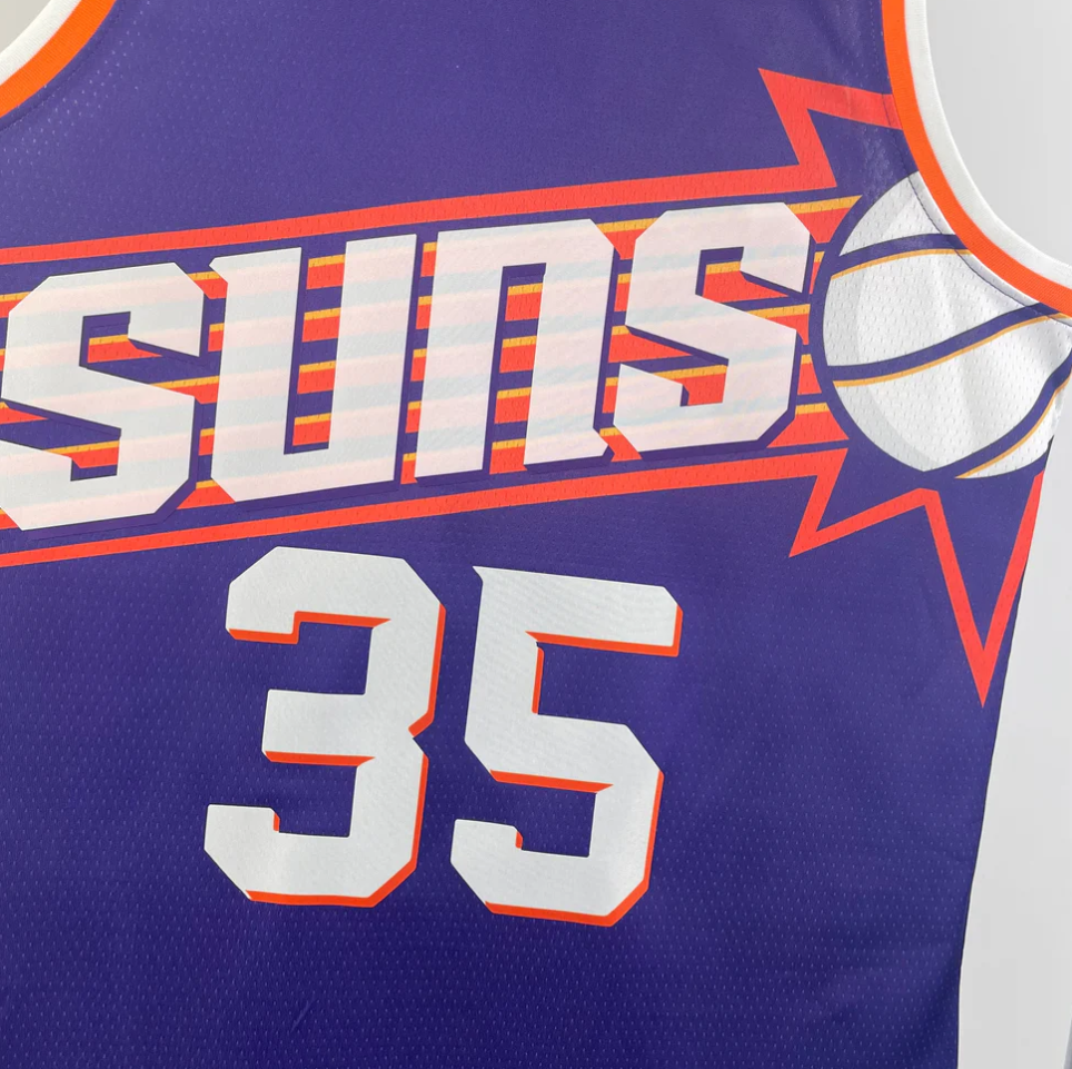 NBA 2024-25 Suns Away Purple No. 35 DURANT
