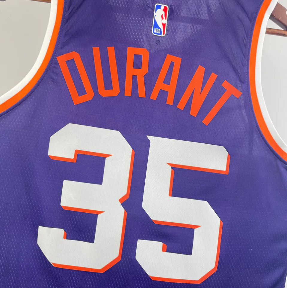 NBA 2024-25 Suns Away Purple No. 35 DURANT