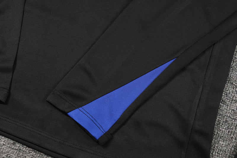 2024-25 Barcelona Black Training Suit Kids Size 10-18