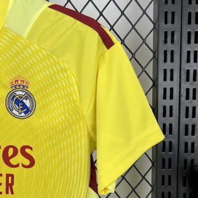 2025-26 Real Madrid Goalkeeper Yellow KIDS 16-28